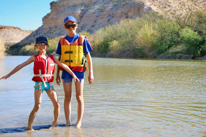 Kids love our raft trips